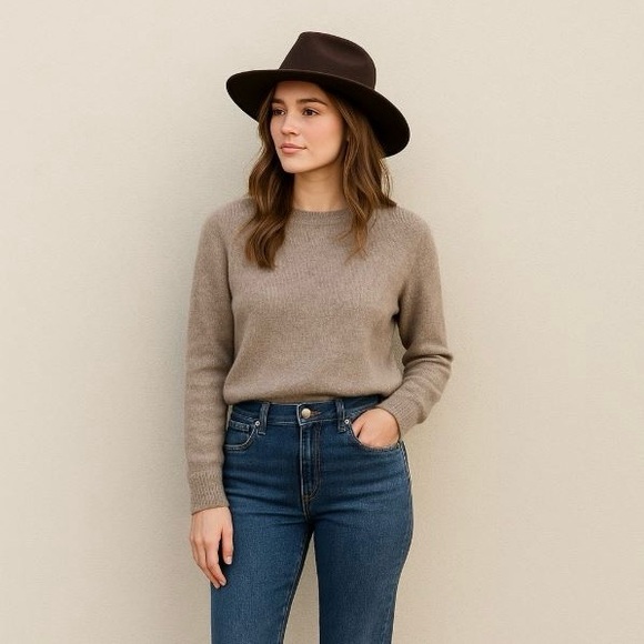 American Eagle Outfitters Dark Brown Wool Felt Hat - Picture 8 of 10